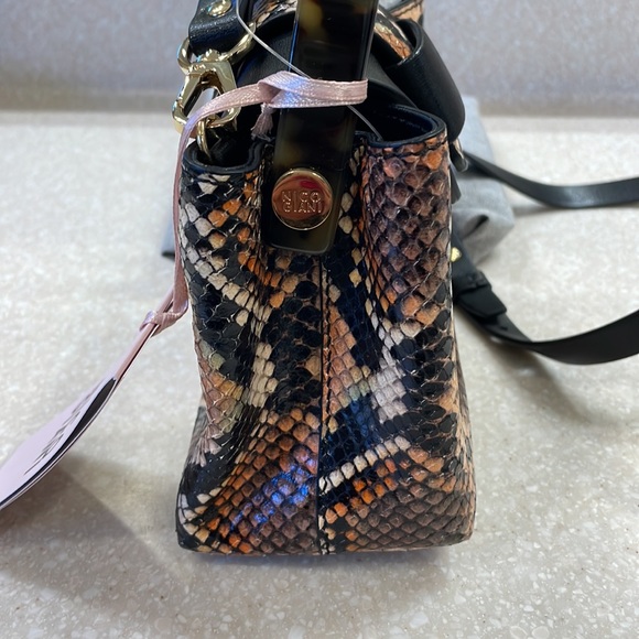 Nico Giani Python Bag. Brand-new still tortoise shell handle or crossbody - Picture 2 of 8
